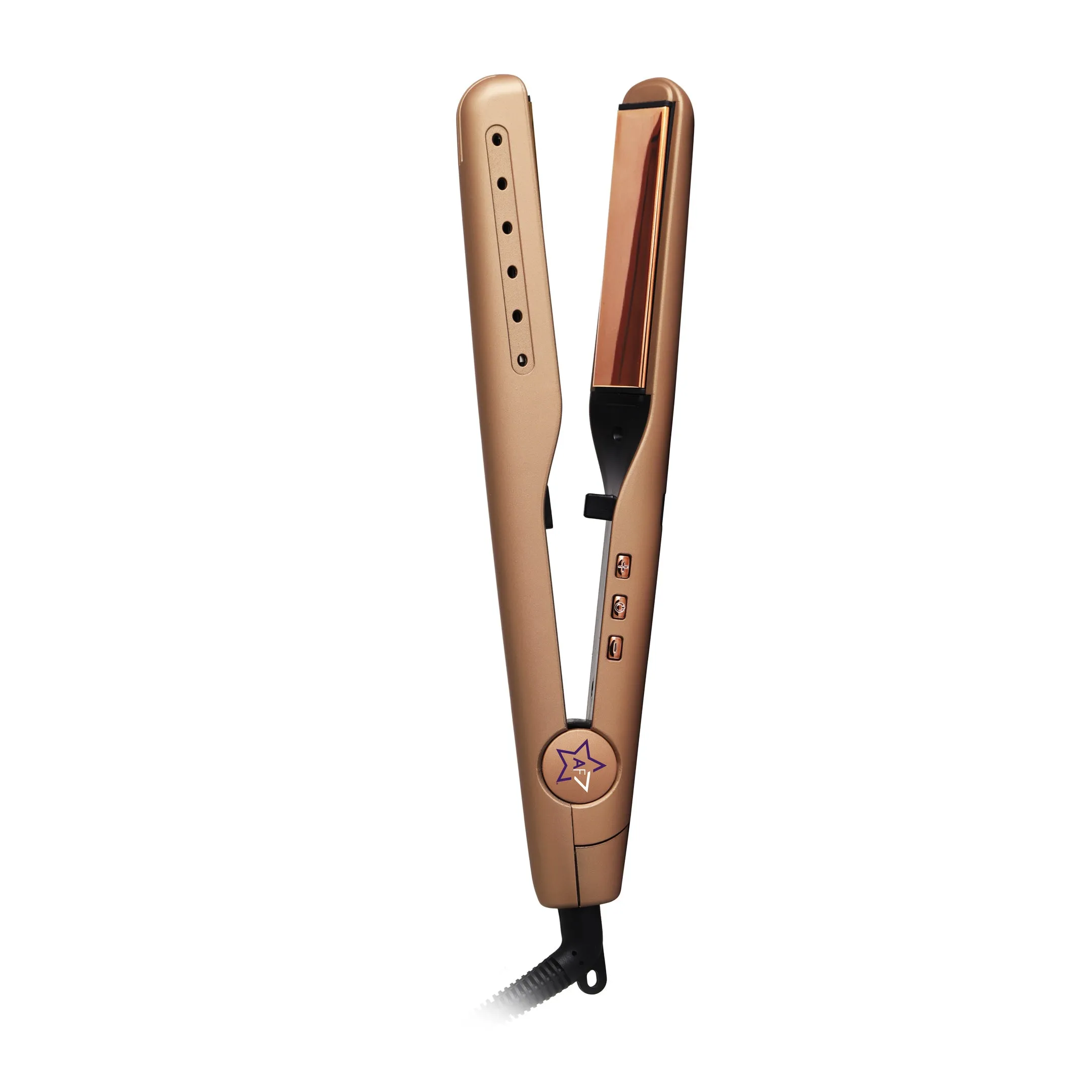 Digital 2inONE Twist Flat Iron with Rose Gold Titanium Plates