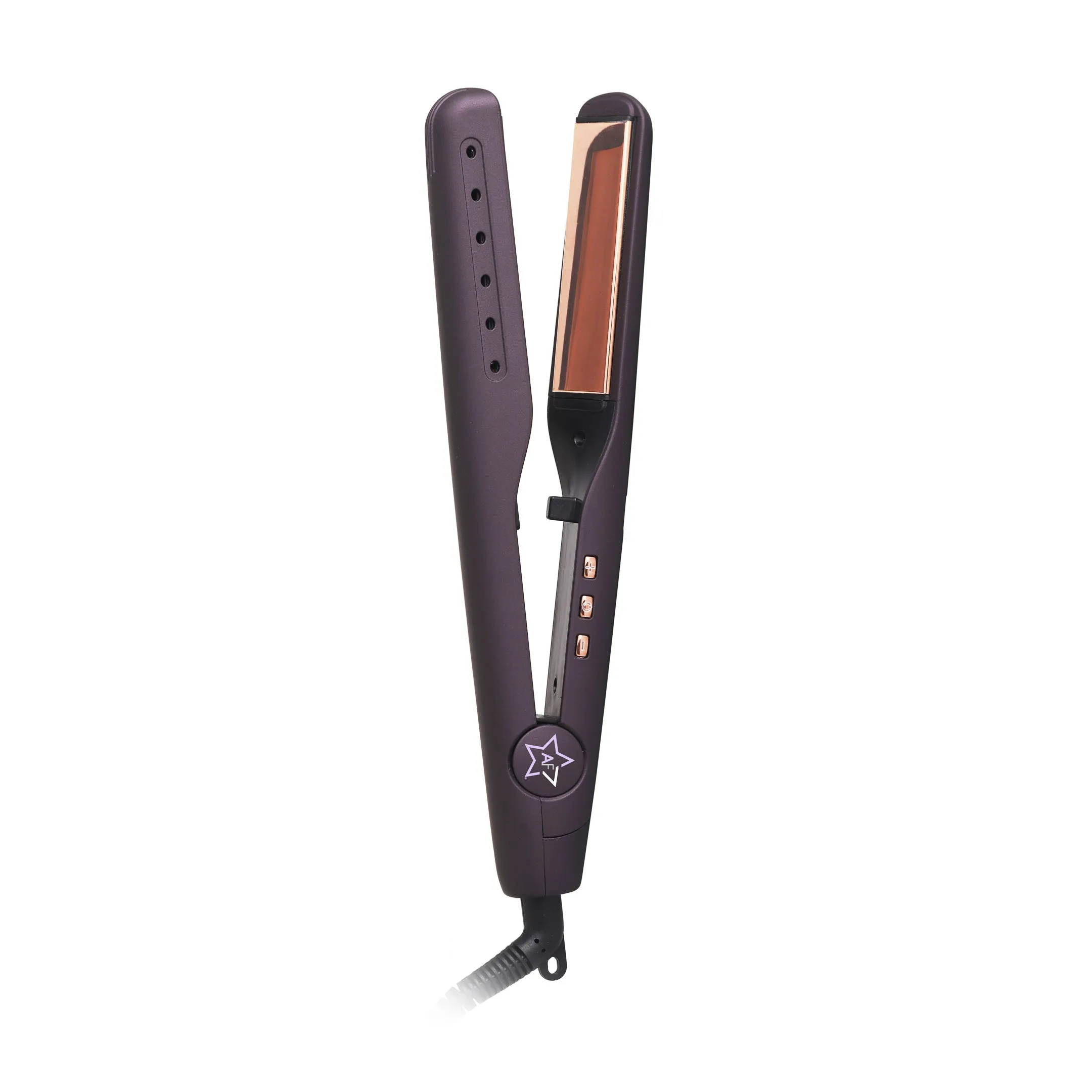 Digital 2inONE Twist Flat Iron with Rose Gold Titanium Plates