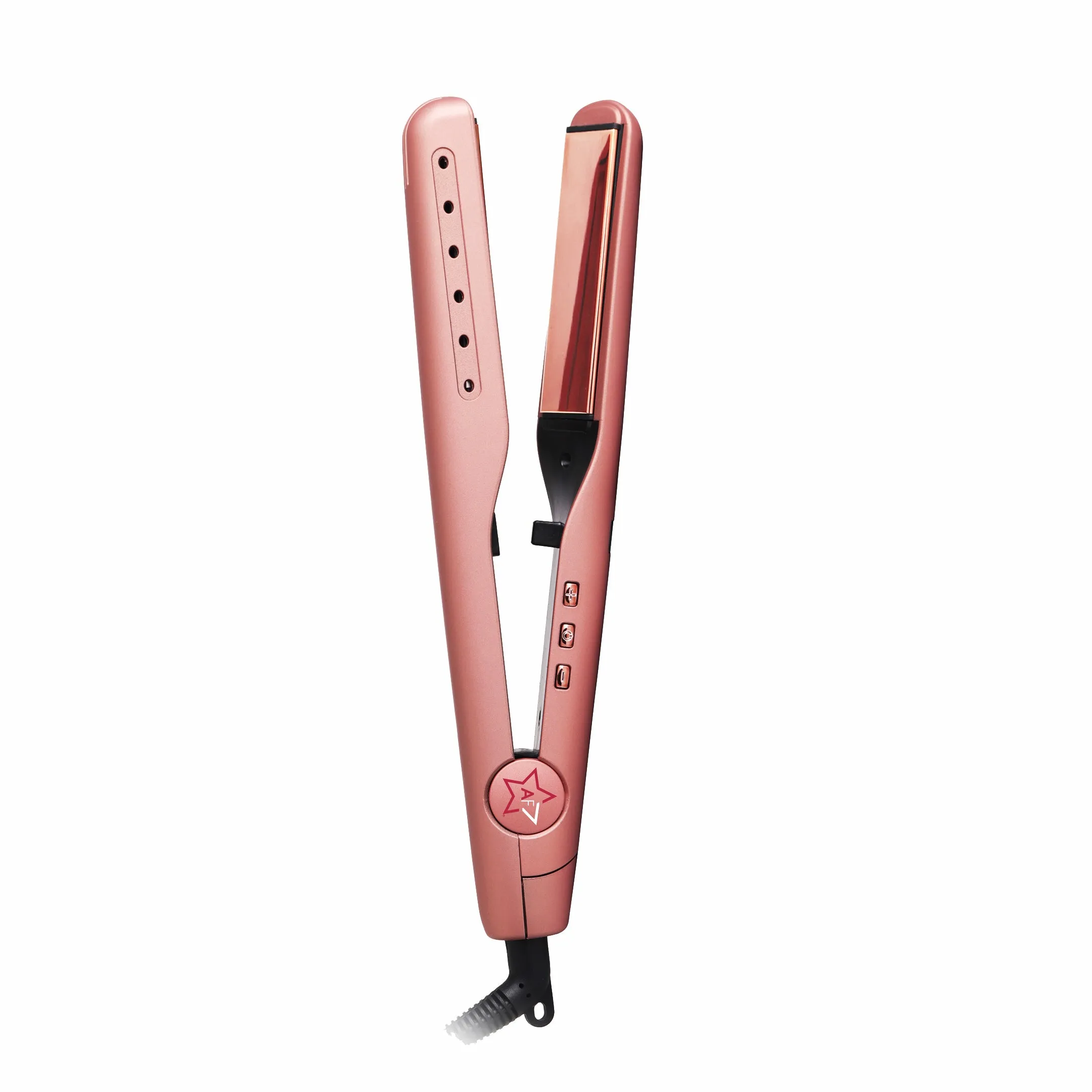 Digital 2inONE Twist Flat Iron with Rose Gold Titanium Plates