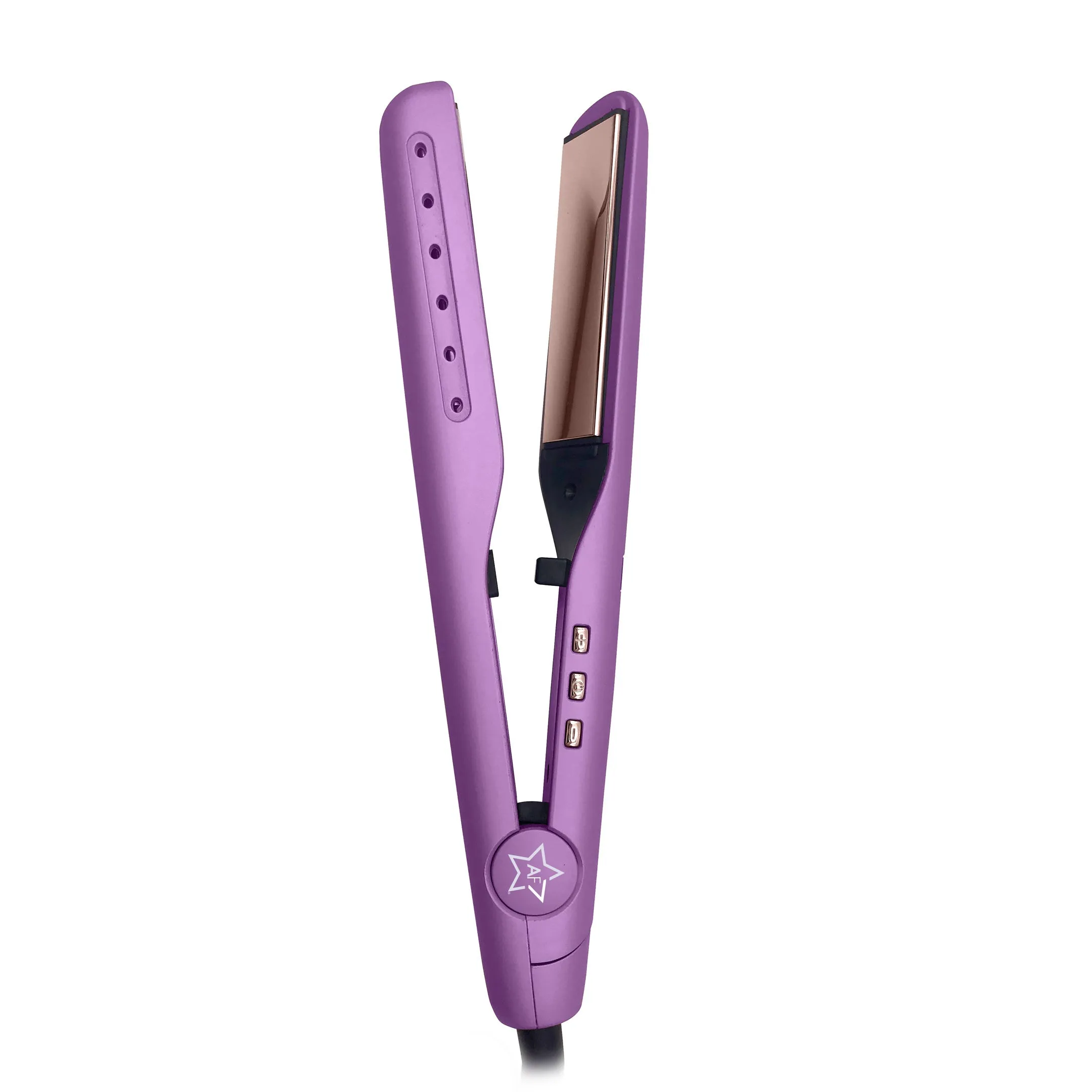 Digital 2inONE Twist Flat Iron with Rose Gold Titanium Plates