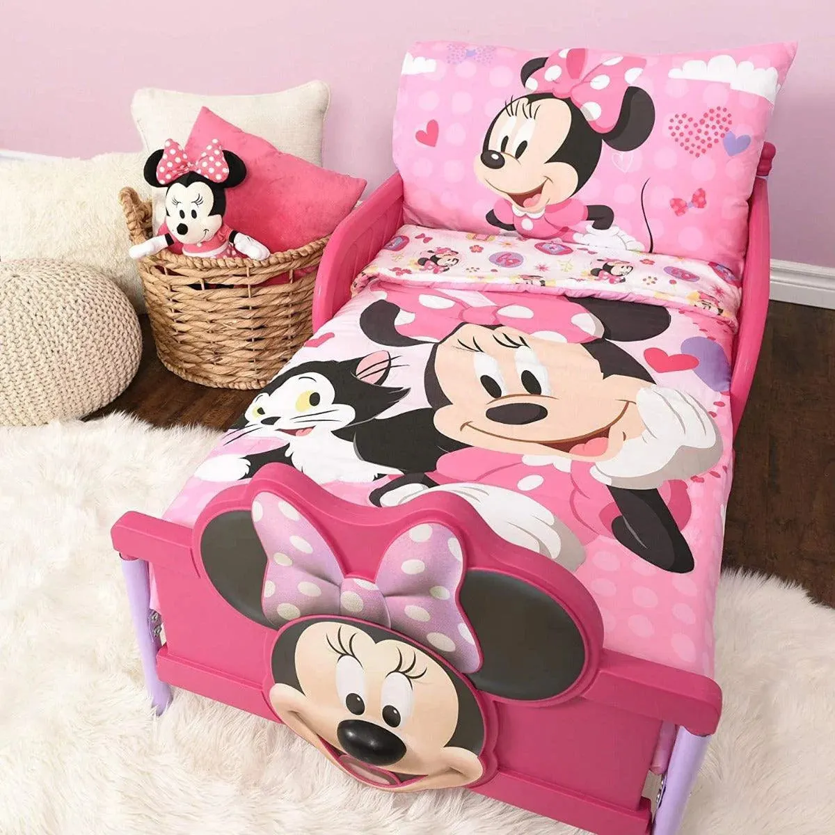 Disney® 3-piece Toddler Bedding Set - Minnie Mouse - Pink