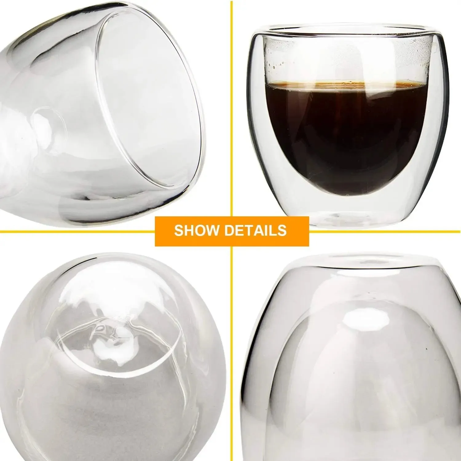 Double Wall Glass Thermal Cup