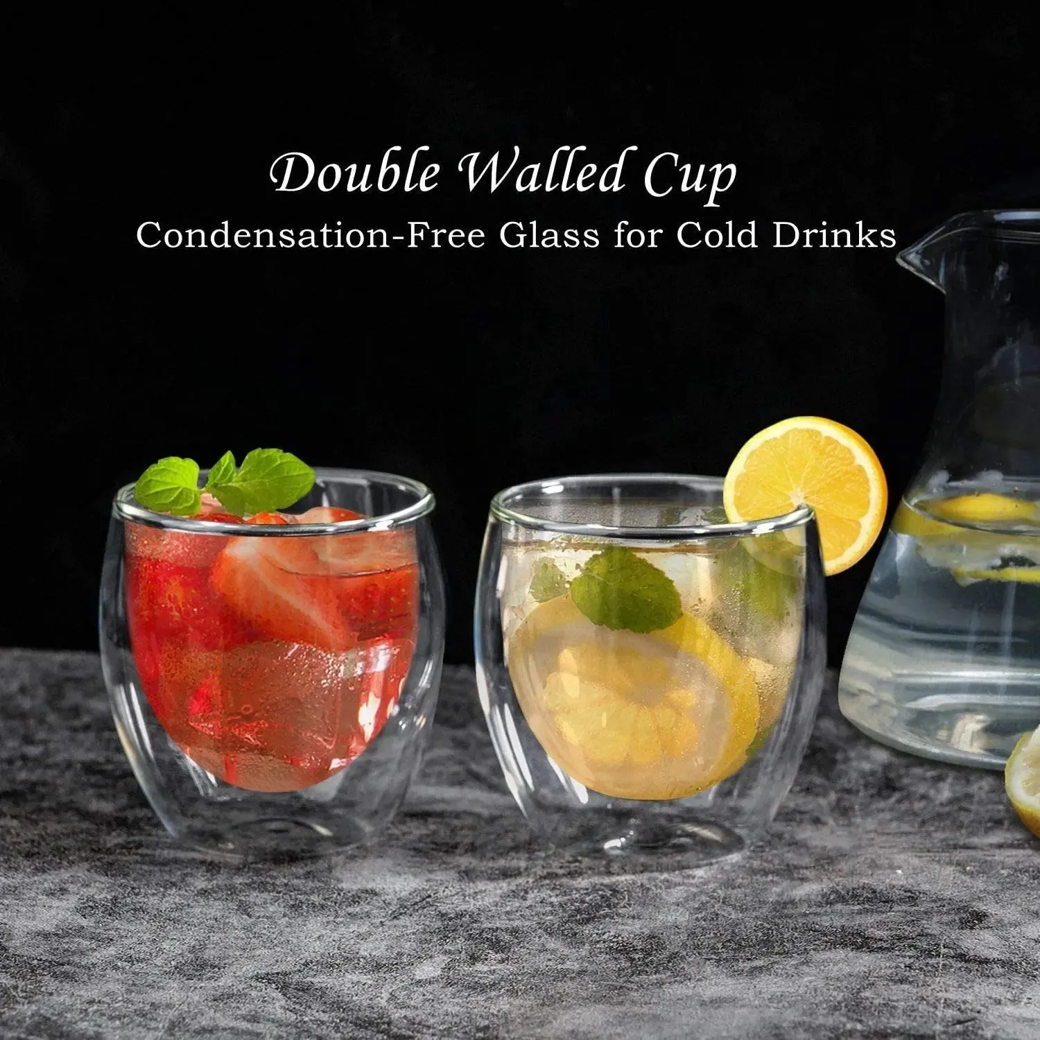 Double Wall Glass Thermal Cup