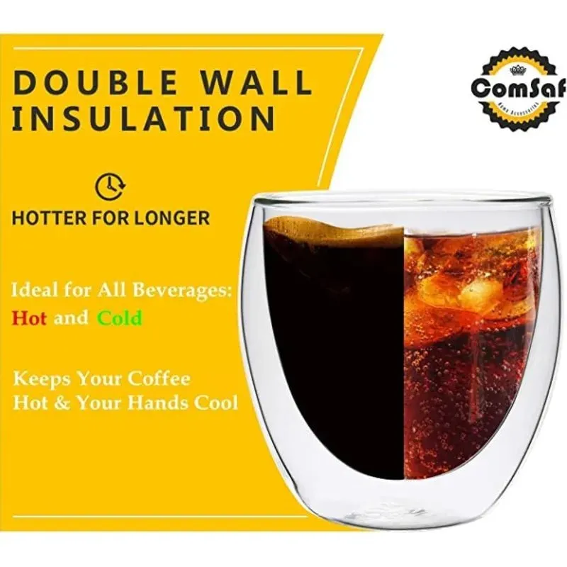 Double Wall Glass Thermal Cup