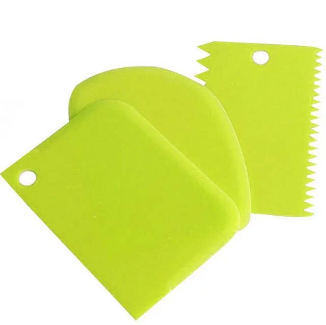 Dough Cutter Pizza Cake Scraper Smoother for Fondant Cake Decoration