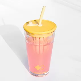 Drinking Cup with Infuser and Straw