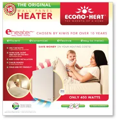 ECONO-HEAT® eHeater  with eController - The Super Smart All-in-One Thermostat and Timer 400mm Cord