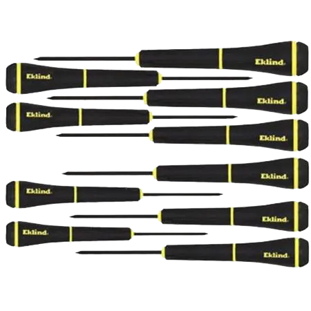 Eklind Tools Slotted 1-4mm Screwdriver Set - 10pc