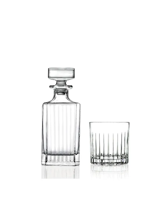 Ensemble carafe et 6 verres à whisky