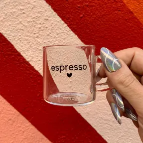 Espresso Glass Espresso Cup | Coffee Tea Clear Mug