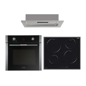 Euro Appliances Oven and Cooktop with Undermount Rangehood No. 58