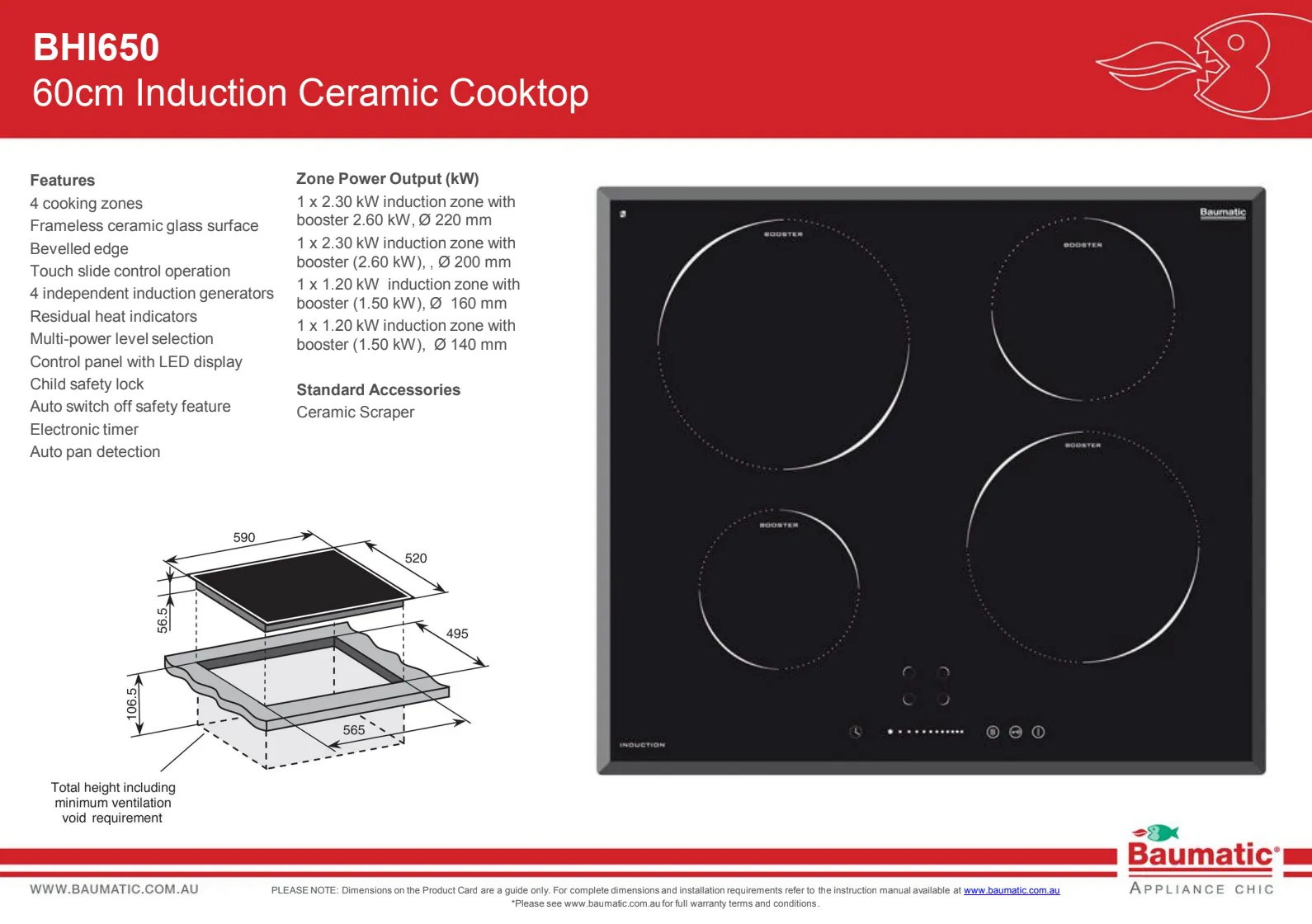 Euro Appliances Oven and Cooktop with Undermount Rangehood No. 58