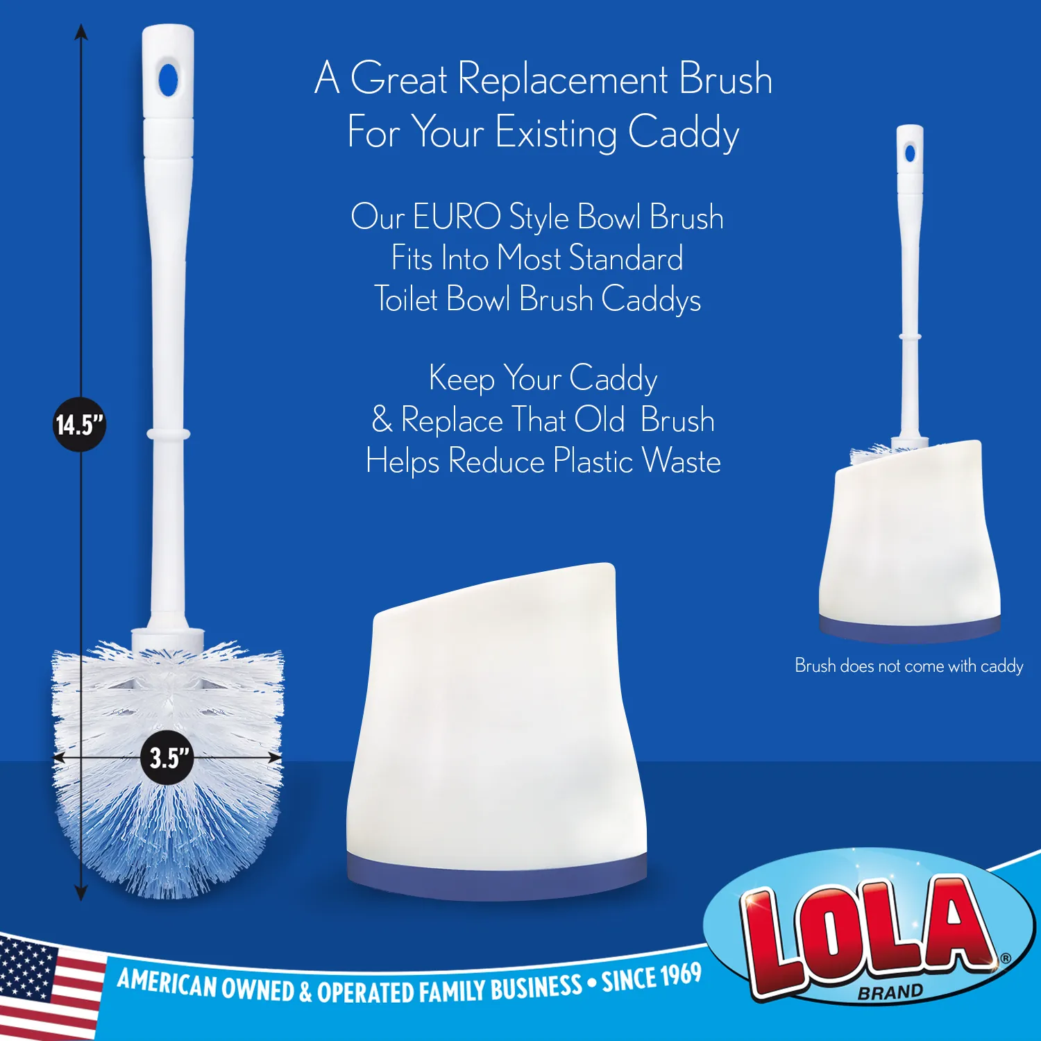 Eurostyle Toilet Bowl Brush - 6 Pack