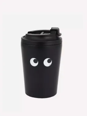 Eyes reusable coffee cup