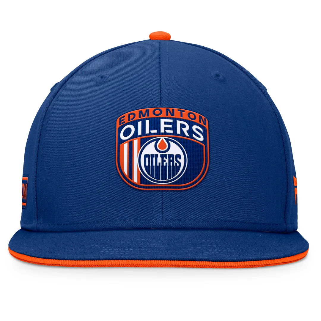 Fanatics Men's NHL Edmonton Oilers 2024 Snapback Draft Cap