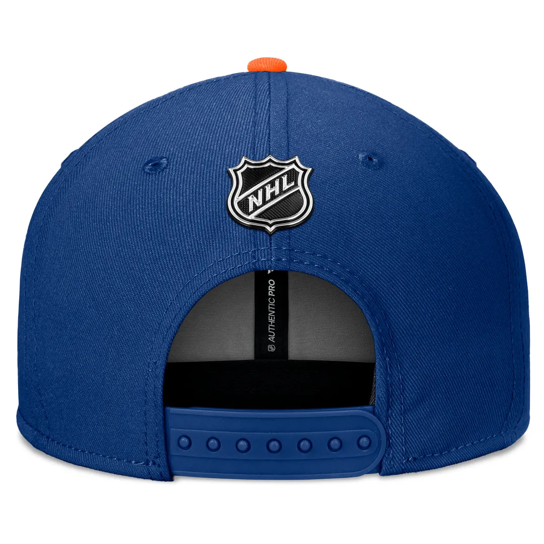 Fanatics Men's NHL Edmonton Oilers 2024 Snapback Draft Cap