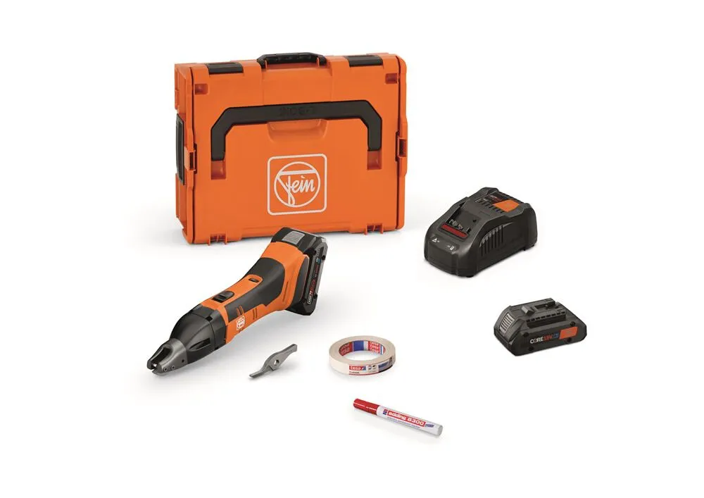 Fein ABSS 18 1.6 E AS SET 18V Cordless Slitting Shears Kit