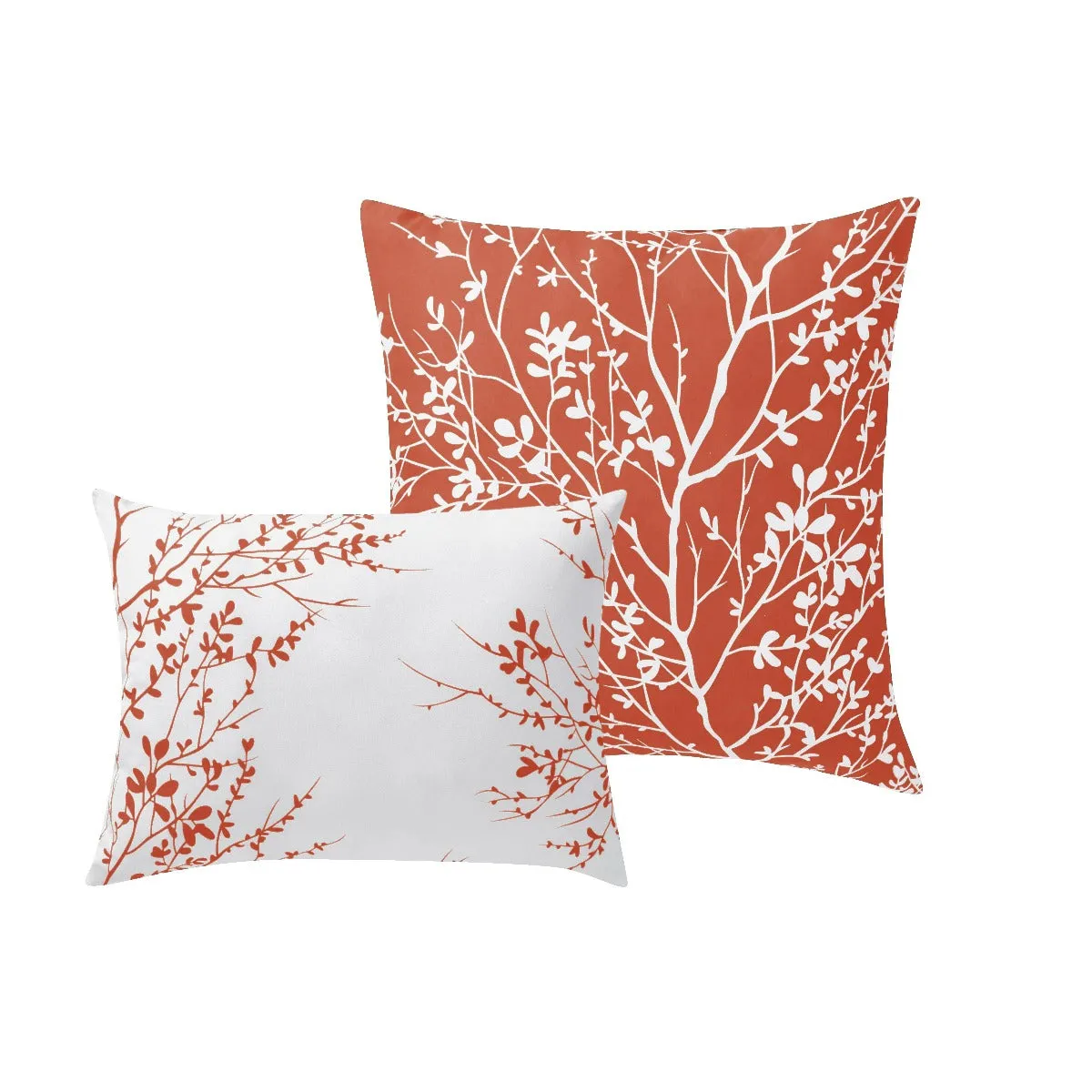 Foliage Reversible Comforter Set   Two Free Sham Pillows