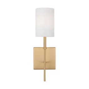 FOXDALE 15 in. LED Bath Sconce Satin Brass finish