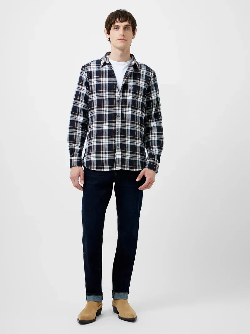 French Connection Unbrushed Flannel Check Shirt