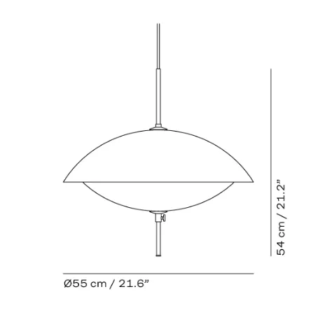 Fritz Hansen Clam™ Pendant Large