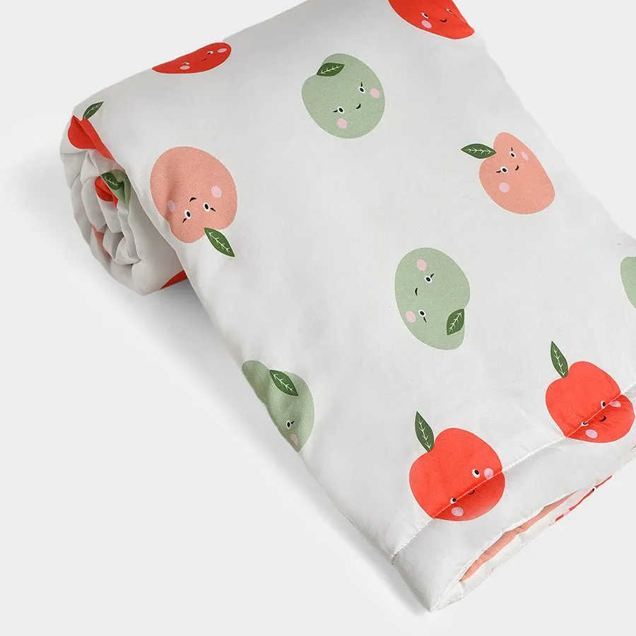 Fruits Apple Cot Woven Comforter