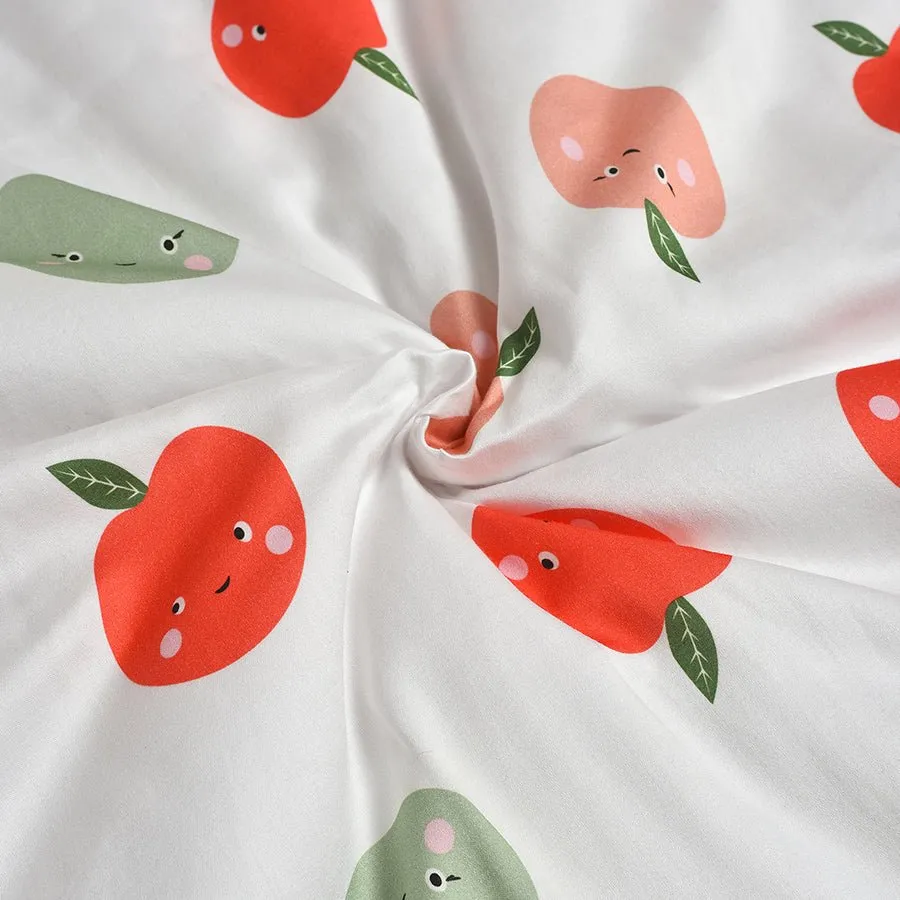 Fruits Apple Cot Woven Comforter