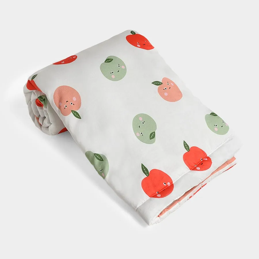 Fruits Apple Cot Woven Comforter