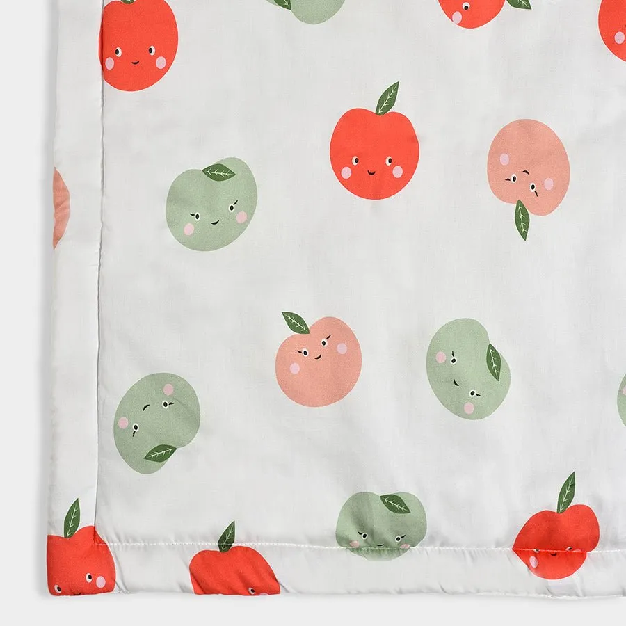 Fruits Apple Cot Woven Comforter