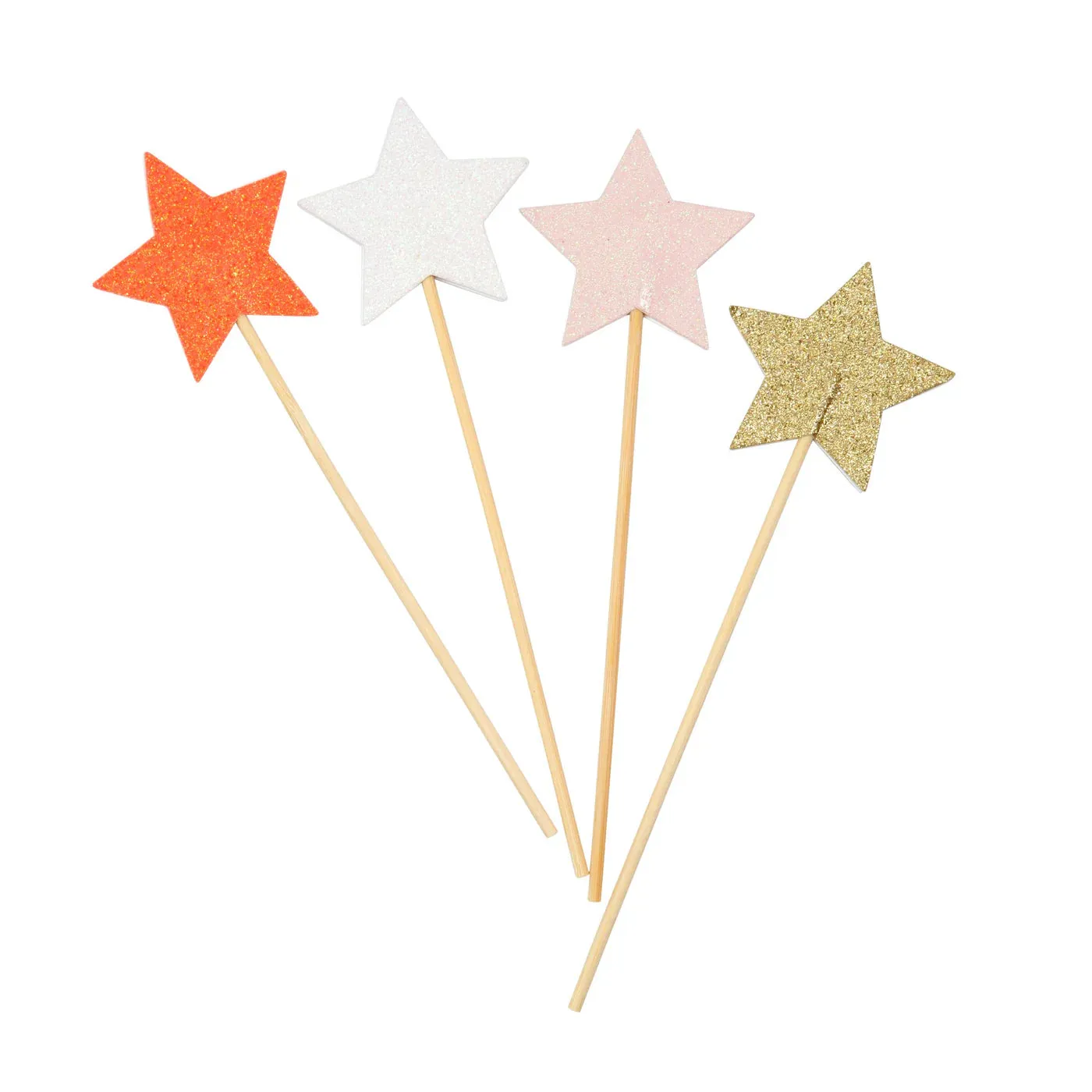 Glitter Star Wands | Set of 8