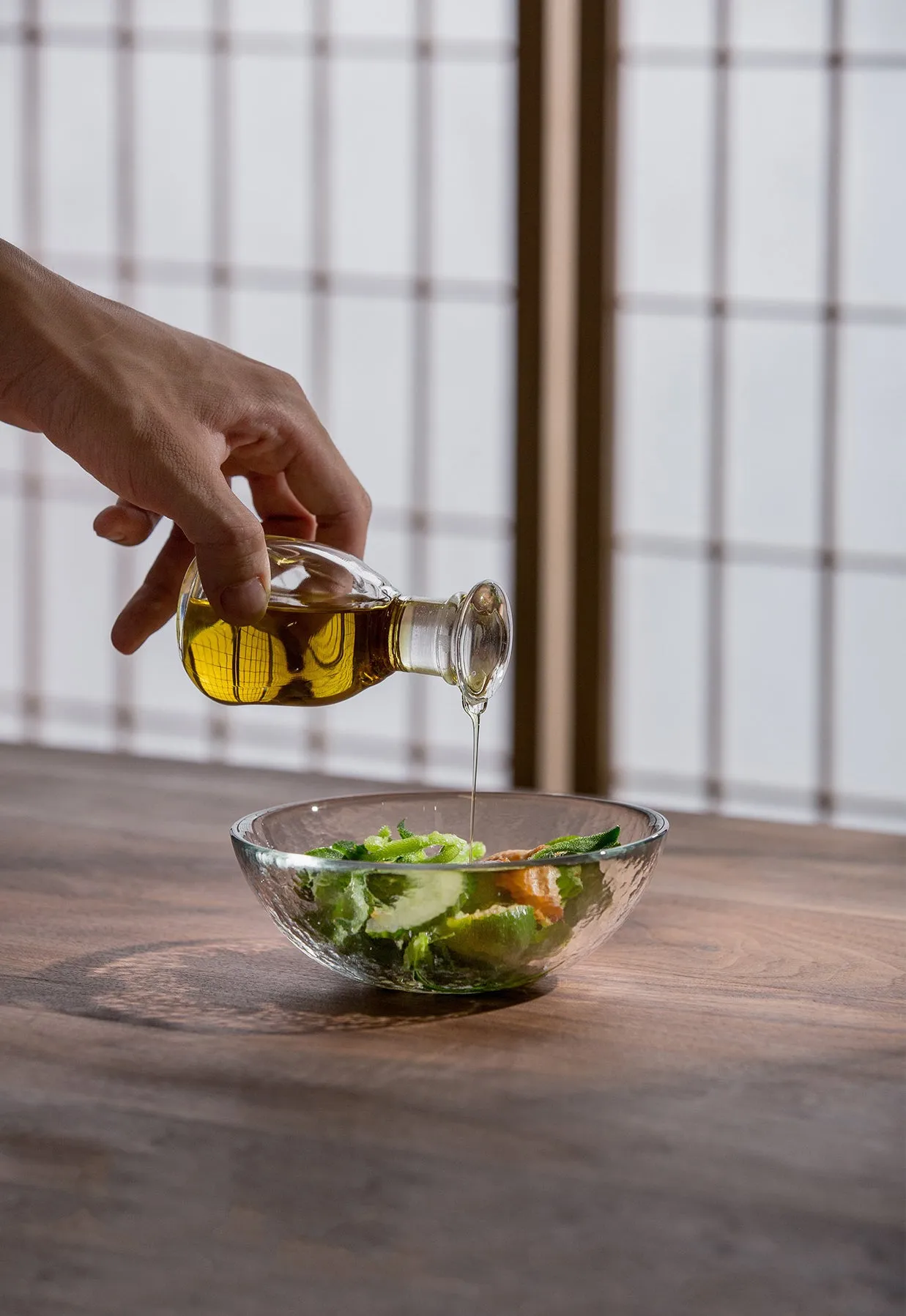 Gohobi Japanese Handmade Leak-Proof Glass Soy Sauce Bottle