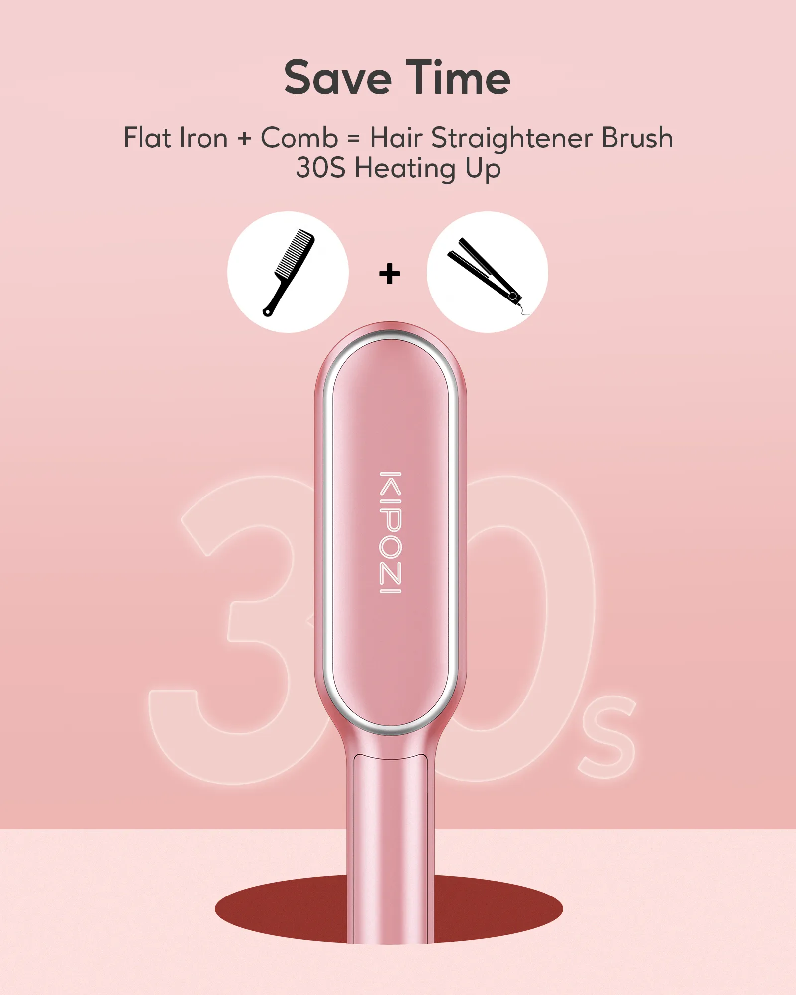 Hair Straightener Brush