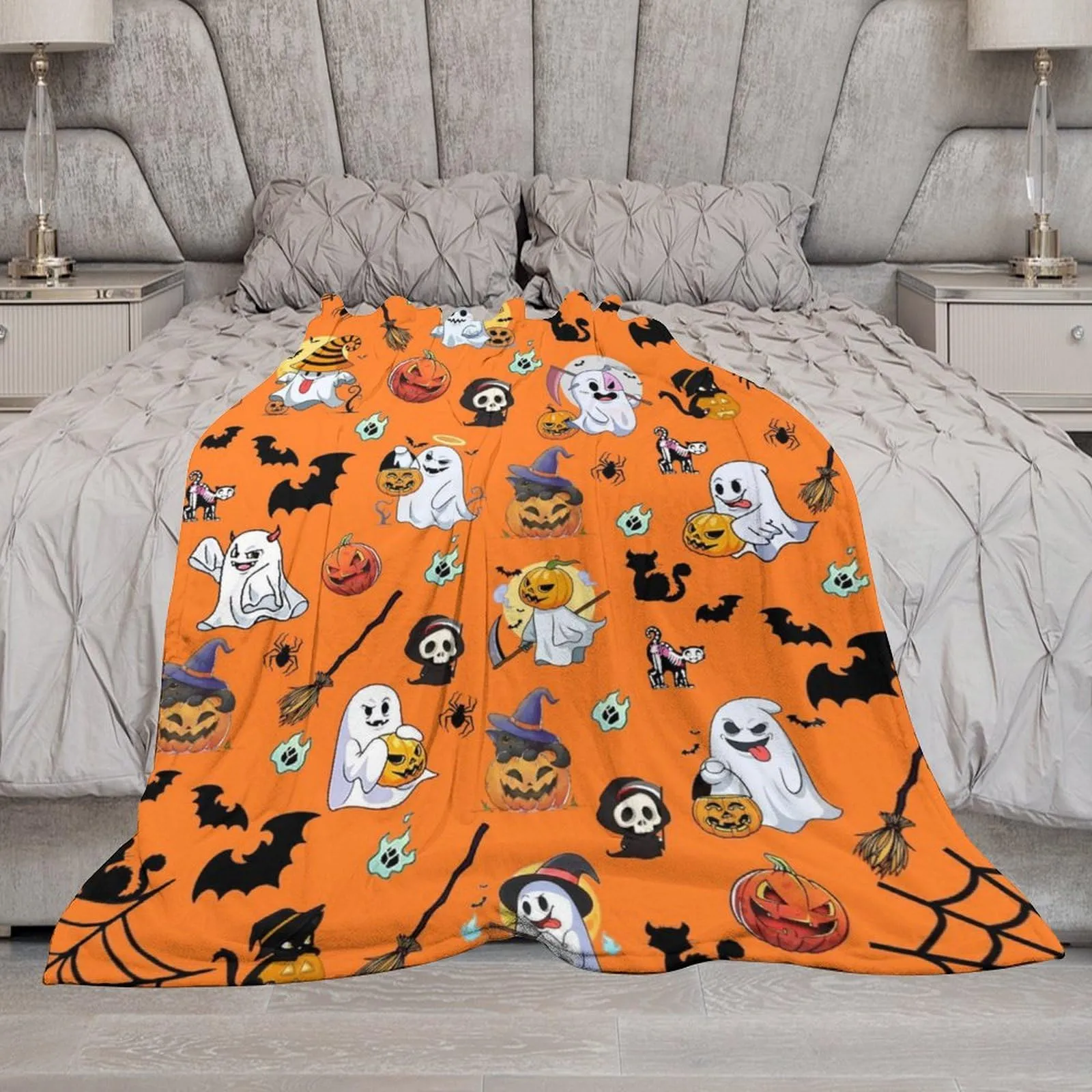 Halloween Fleece Blanket.