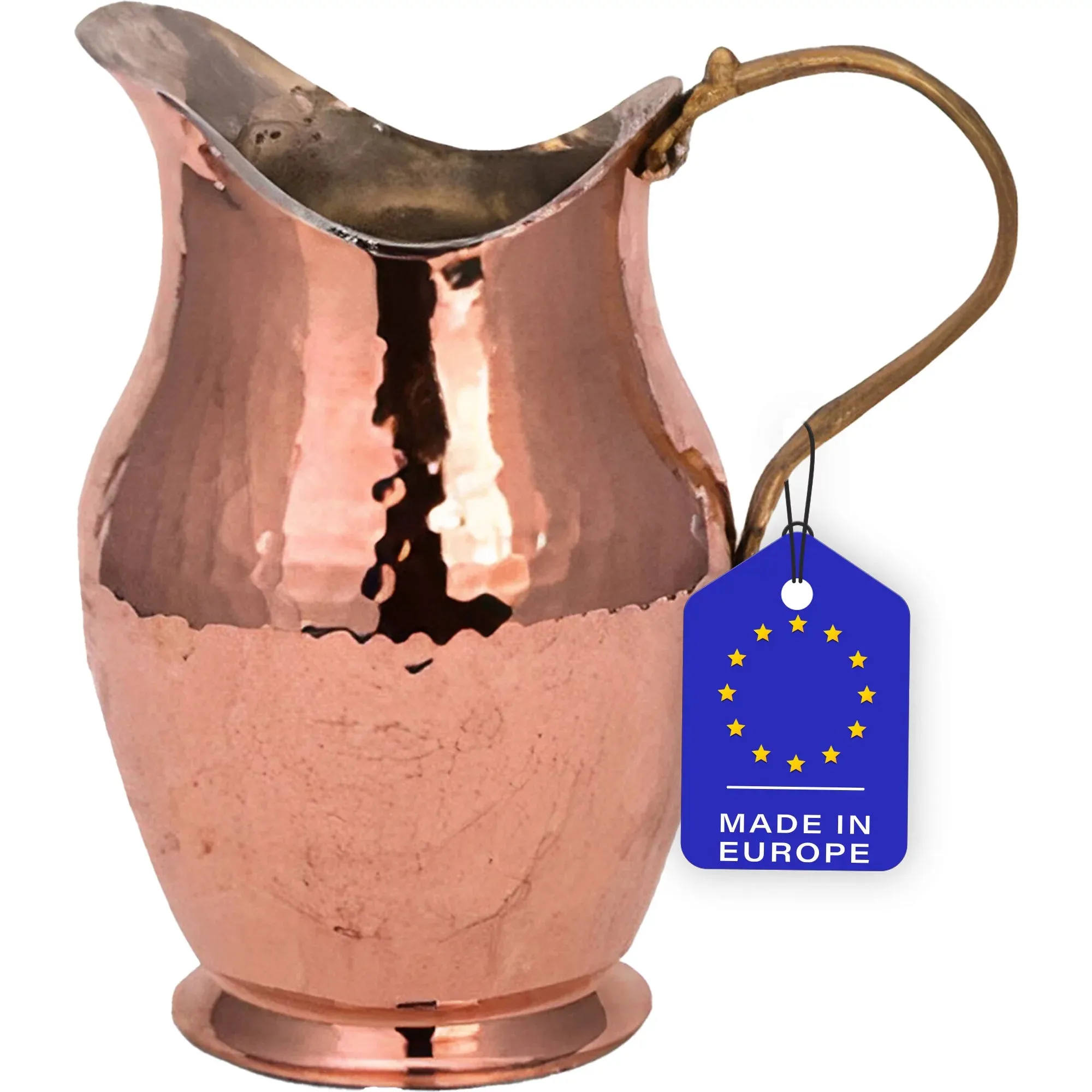 Handmade Copper Water Pitcher, 1.48 qt