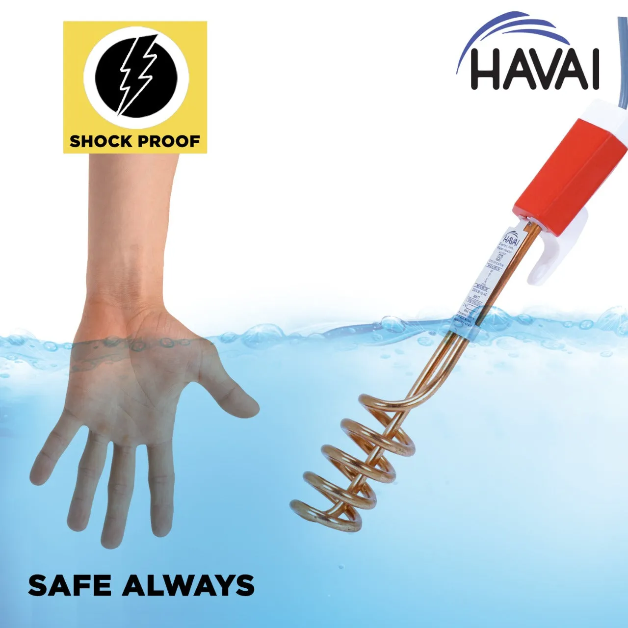 HAVAI Immersion Rod - Copper, 2000 W