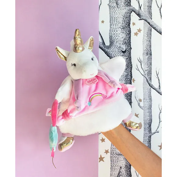 Histoire d'Ours Unicorn Puppet 25cm