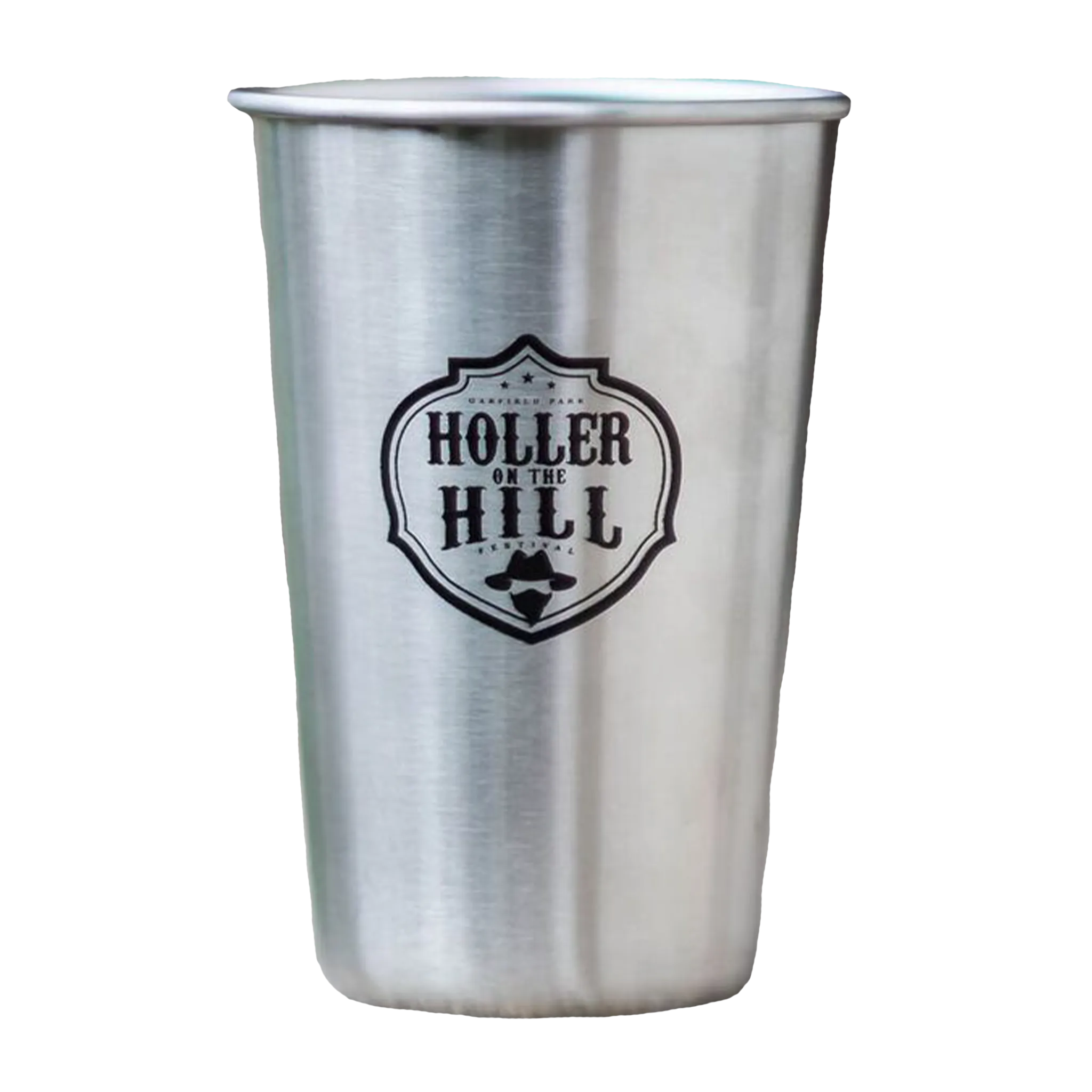 Holler On The Hill Stainless Steely Pint Glass - 16oz