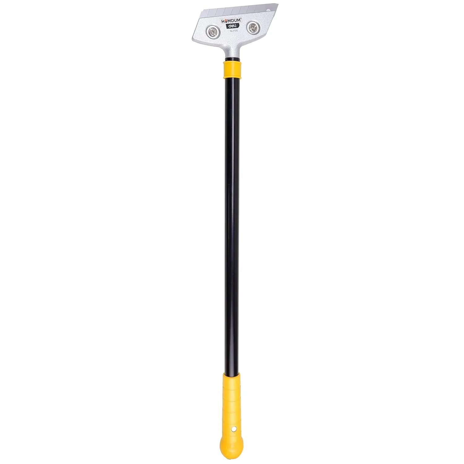 Homdum Razor Scrapper 24 inch with Aluminum alloy body ABS Plastic Handle tool to remove silicone & paint stains Floor Tile Grout