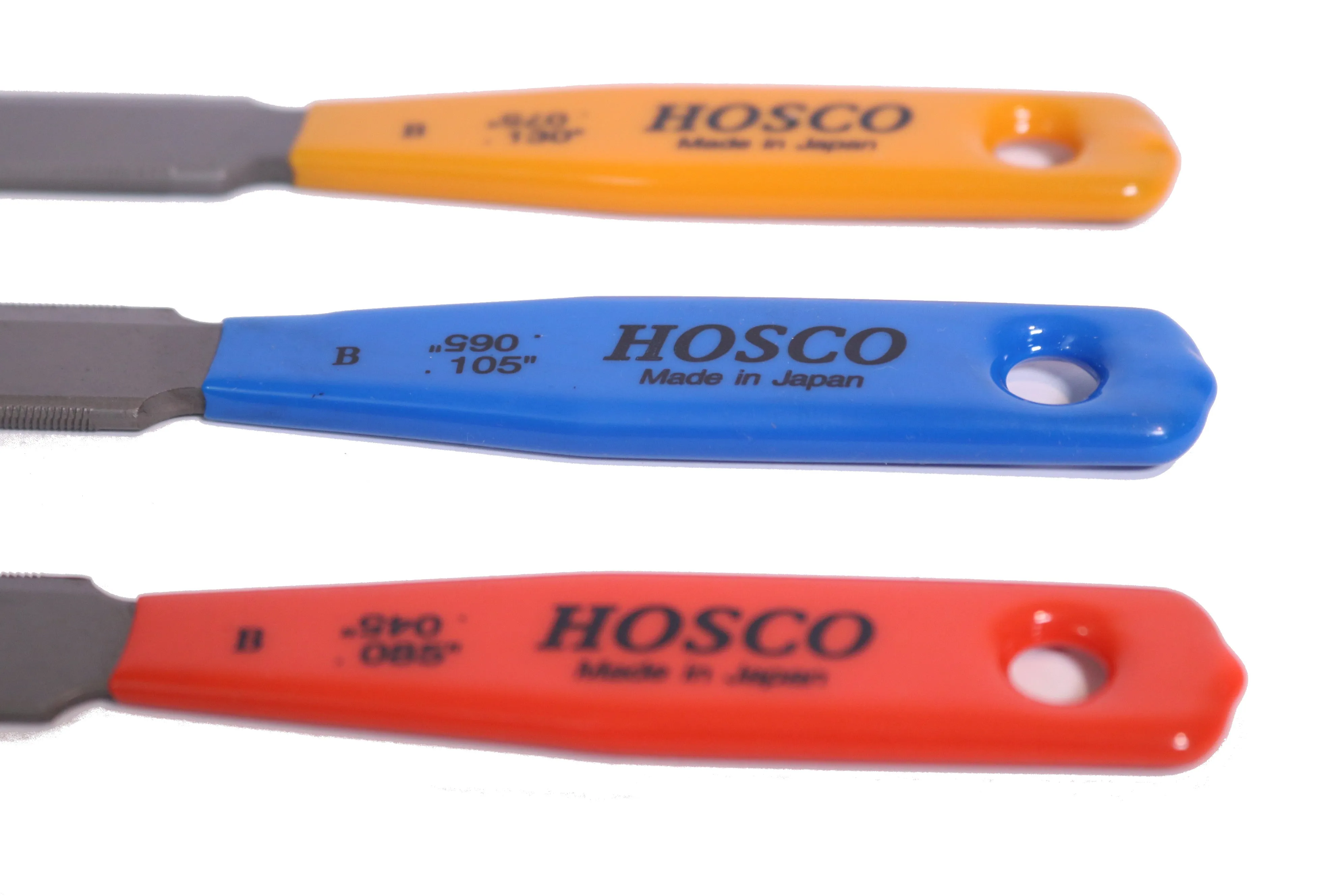 Hosco Double Edge Nut Slotting Files For Bass (3 Pack)