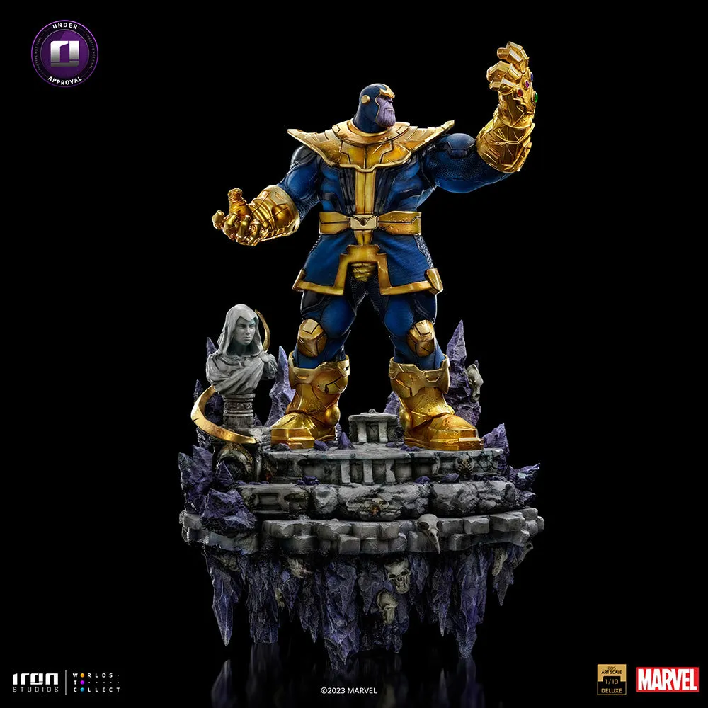 Iron Studios Marvel Thanos Infinity Gauntlet Diorama Deluxe BDS Art Scale 1/10