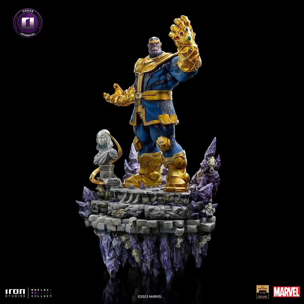 Iron Studios Marvel Thanos Infinity Gauntlet Diorama Deluxe BDS Art Scale 1/10