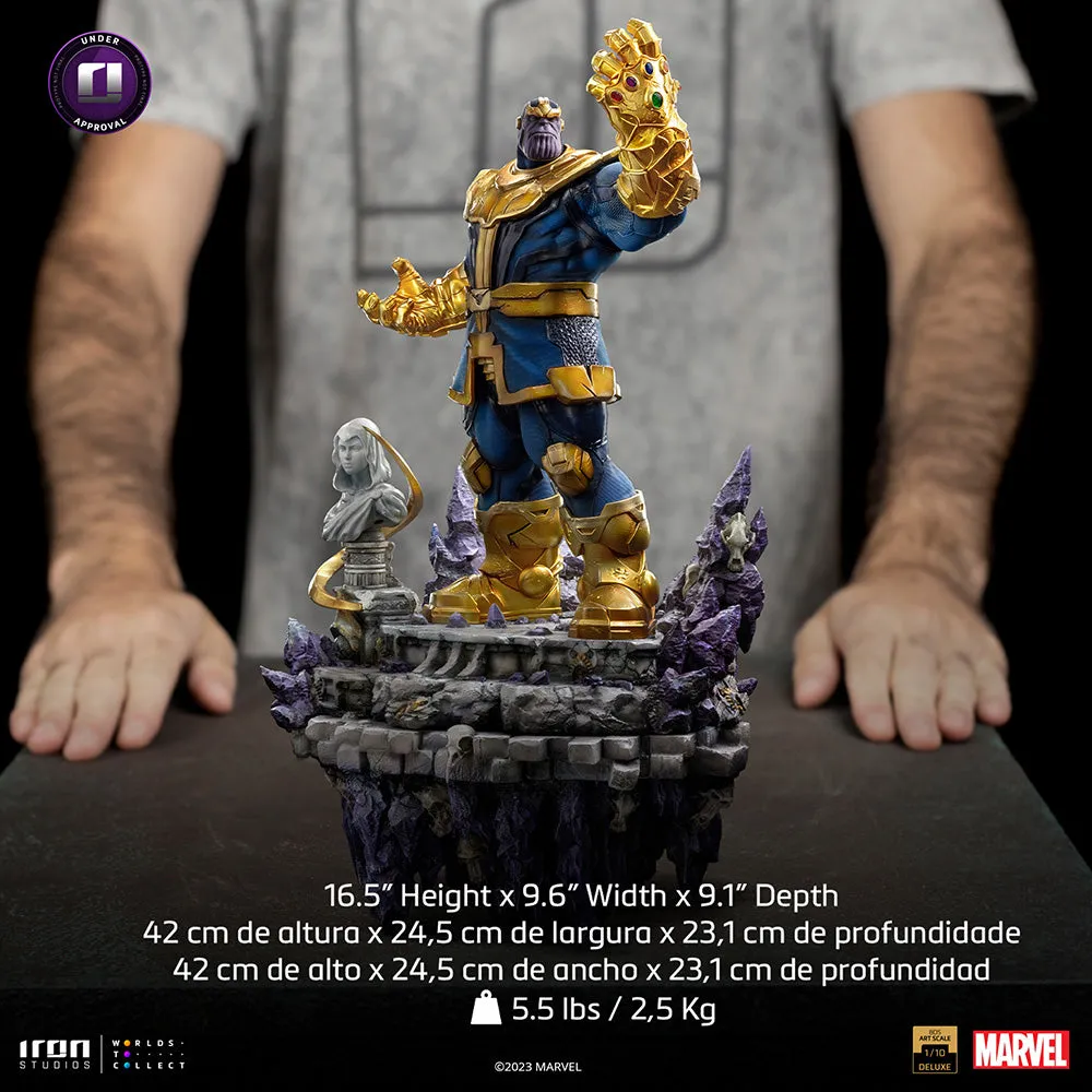 Iron Studios Marvel Thanos Infinity Gauntlet Diorama Deluxe BDS Art Scale 1/10