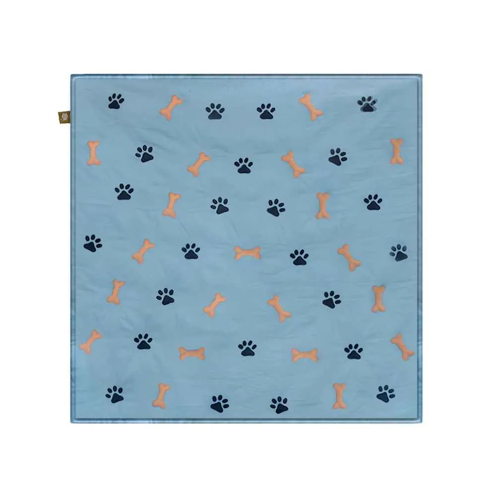 Jazz My Home Paws & Bones Dog quilt