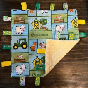 John Deere Taggie Blanket