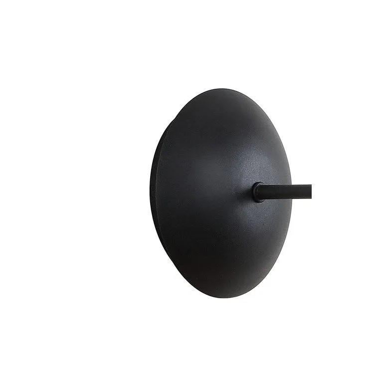 Josef Single-Light Wall Sconce - Black and Brass Gold