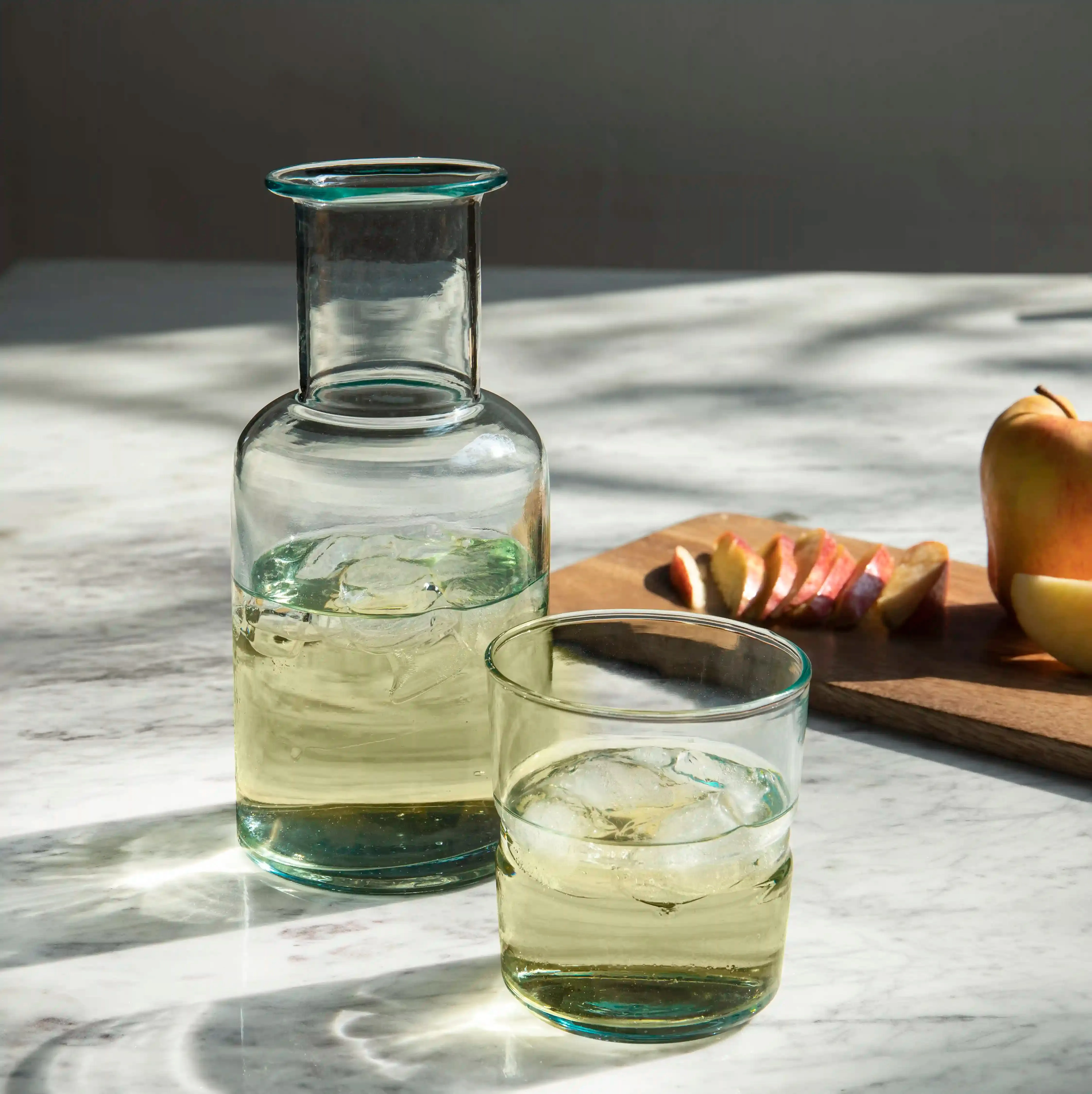 Jove Blue Carafe with Tumbler