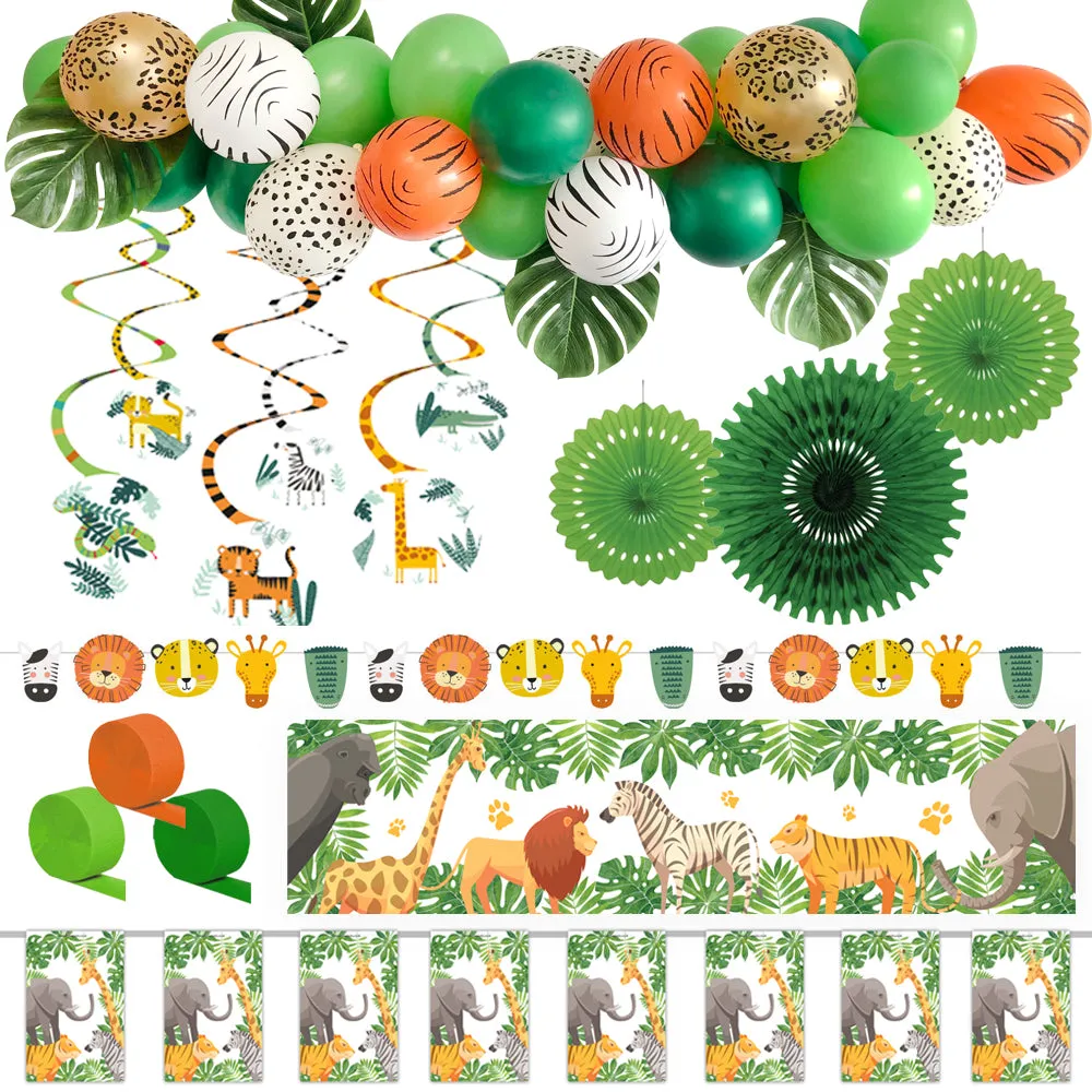 Jungle Animal Safari Party Decoration Pack