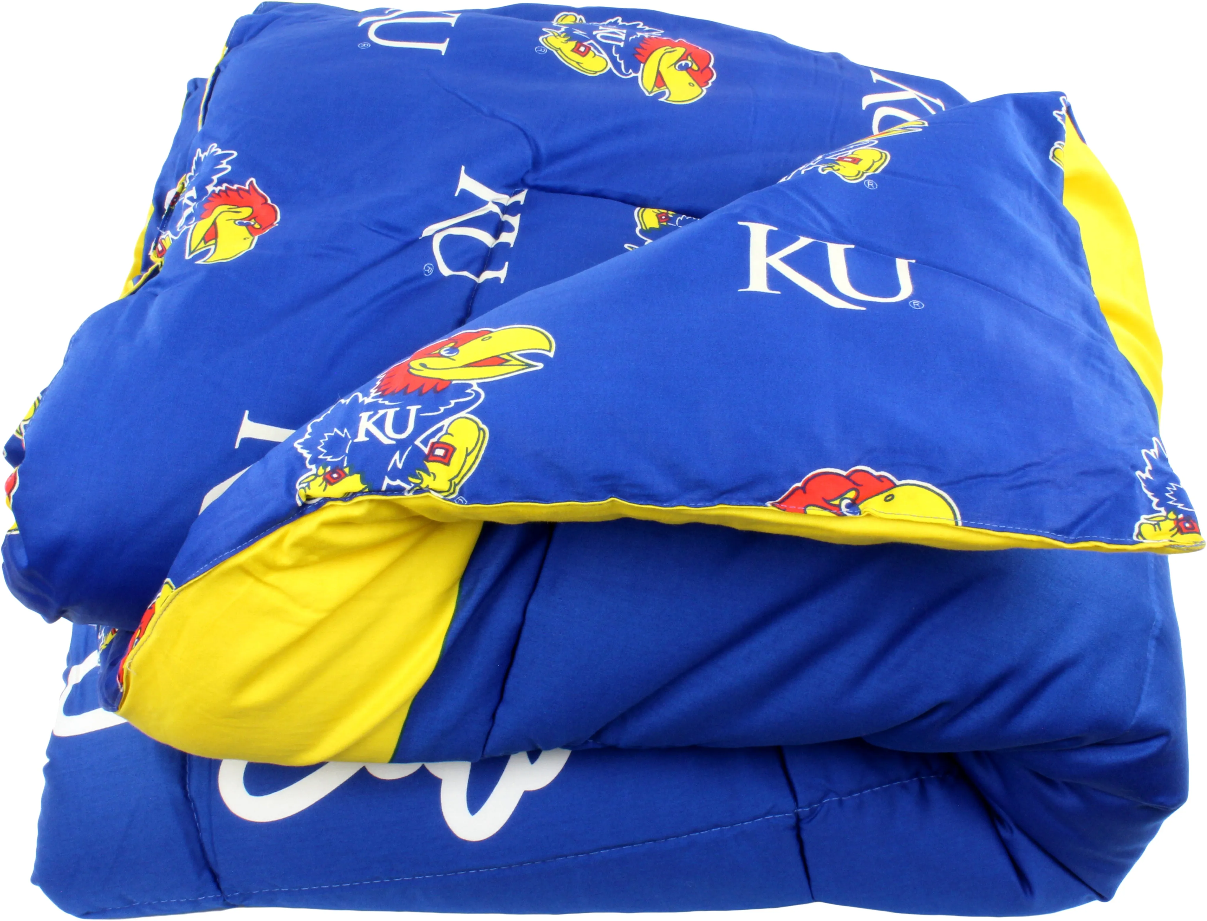 Kansas Jayhawks Reversible Cotton Comforter Set