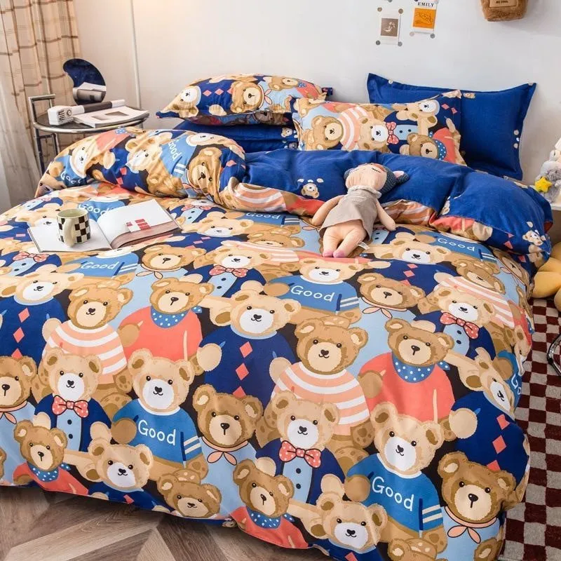 Kawaii Sheets and Pillowcases Quilt Bedding Set