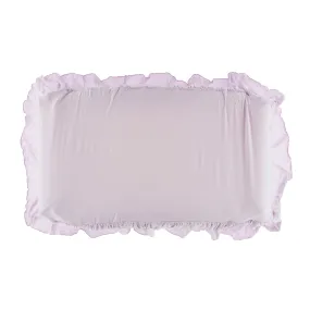 KicKee Pants Solid Thistle Ruffle Changing Pad Cover